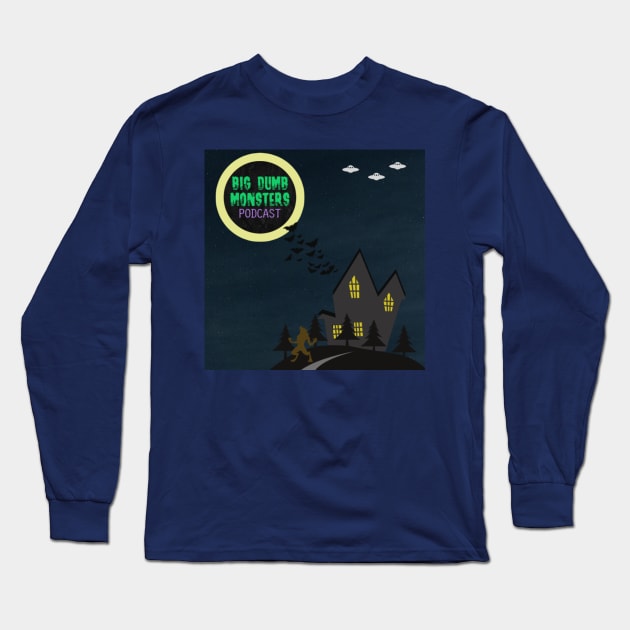 Big Dumb Monsters Howl Long Sleeve T-Shirt by Big Dumb Monsters